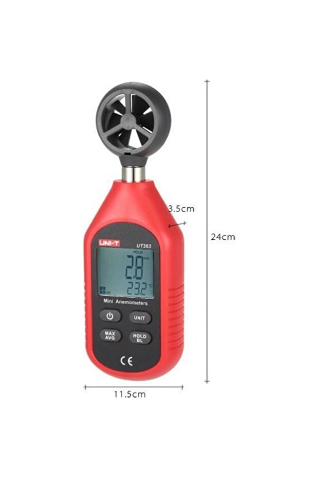 Uni-t Ut 363 Mini Dijital Rüzgar Ölçer / Anemometre - 5