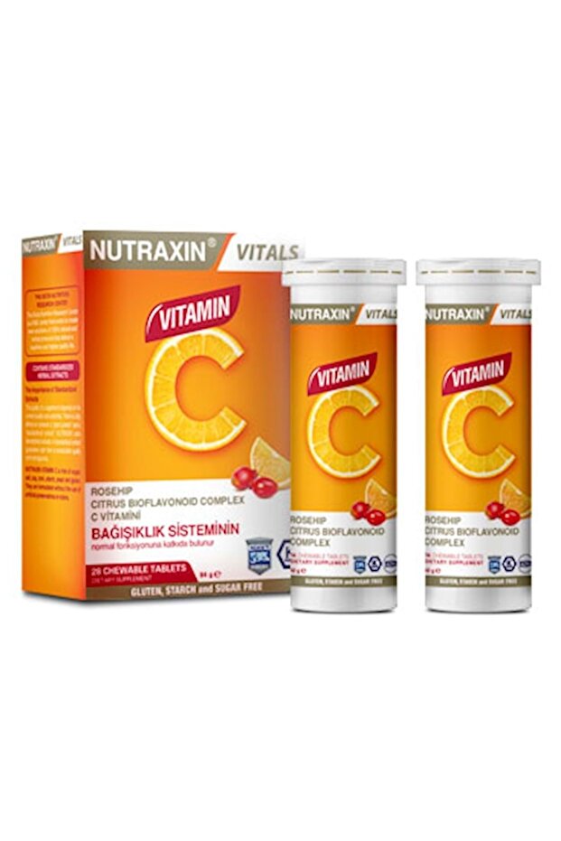 Vitals C Vitamin Çiğneme Tableti 28 Tablet - 1