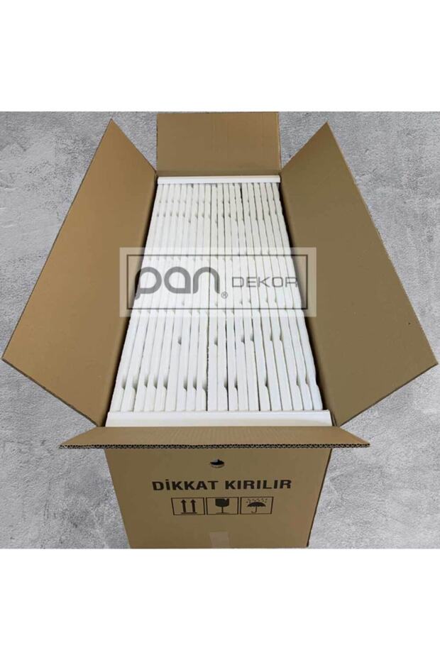 5 Adet (2,5M2) X Ahşap Desenli 3 Boyutlu Renkli Strafor Köpük Duvar Kaplama Paneli (WD-706) - 6