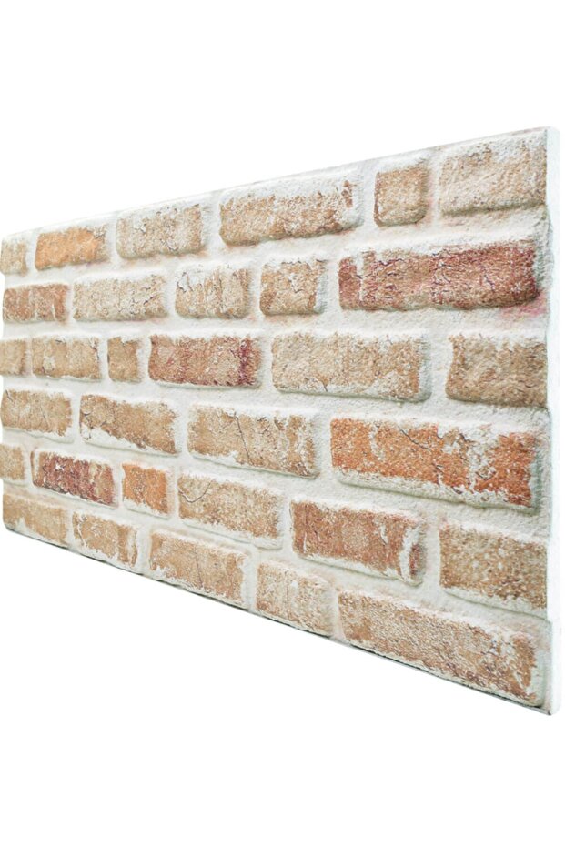 5 Adet (2,5M2) X Tuğla Desenli 3 Boyutlu Renkli Strafor Köpük Duvar Kaplama Paneli (BR-550) - 1