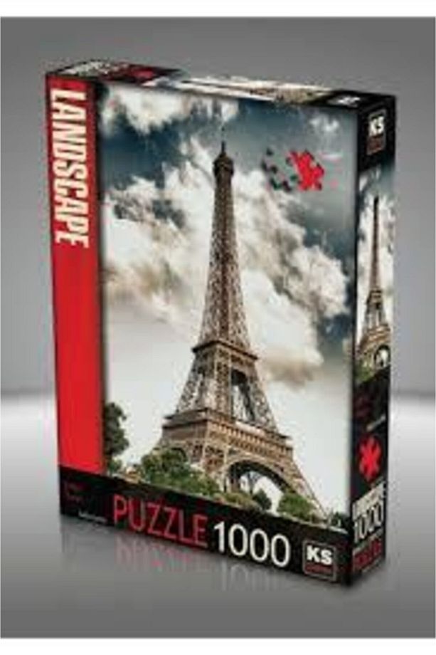 Puzzle Eiffel Tower Paris 1000 Parça Eyfel Kulesi Yapboz Seti 11465 - 1