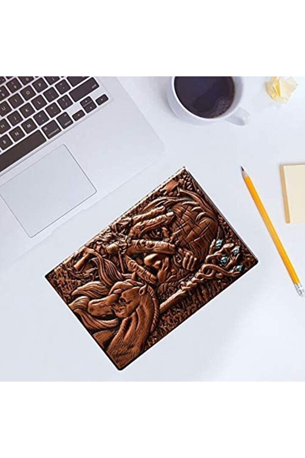 Gift Leather Notebook 3D Embossed - 4