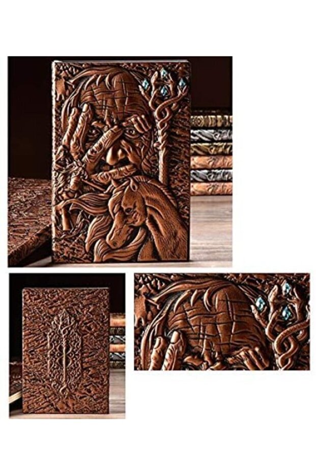 Gift Leather Notebook 3D Embossed - 5