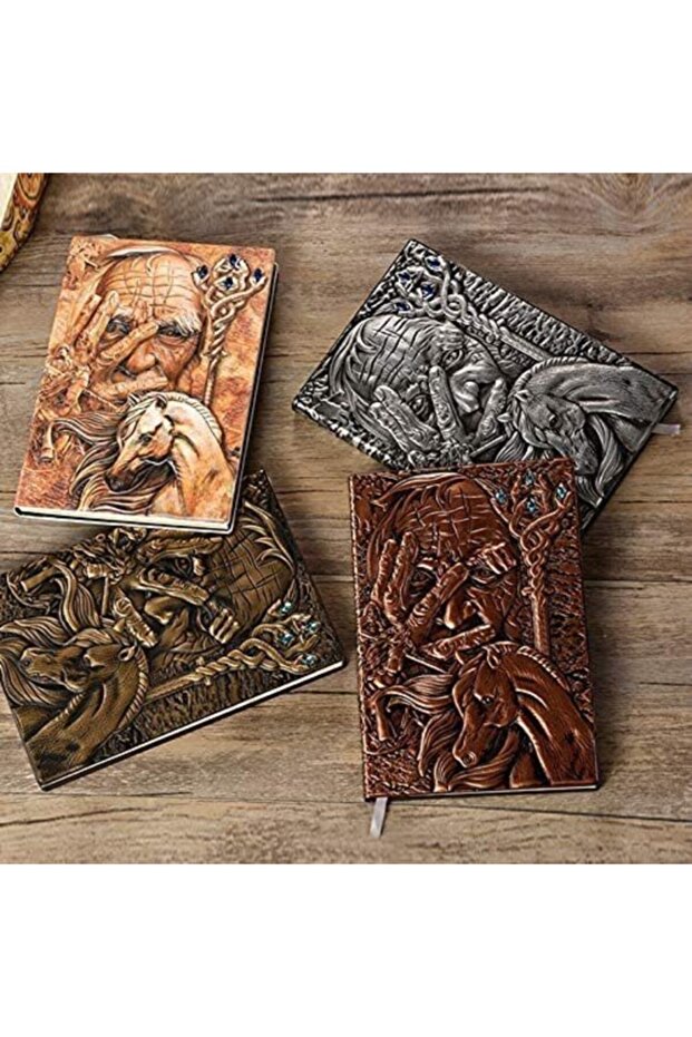 Gift Leather Notebook 3D Embossed - 7