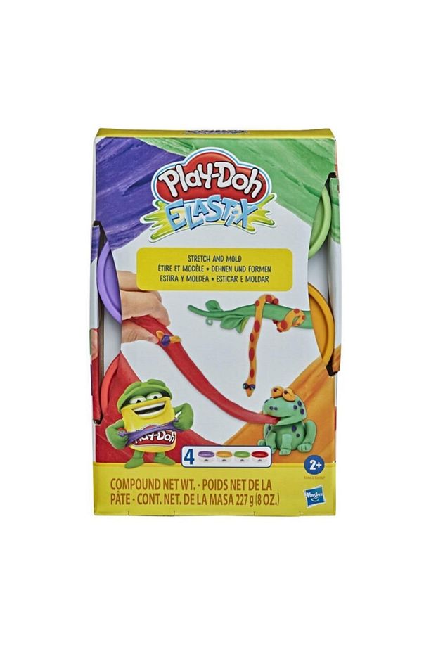 Play-doh Elastik 4lü Hamur (pembe-yeşil-sarı-mavi) E9864 - 3