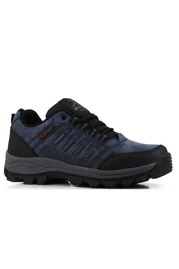 Men's Navy Blue Non-Slip Sole Seasonal Trekking Casual Shoes