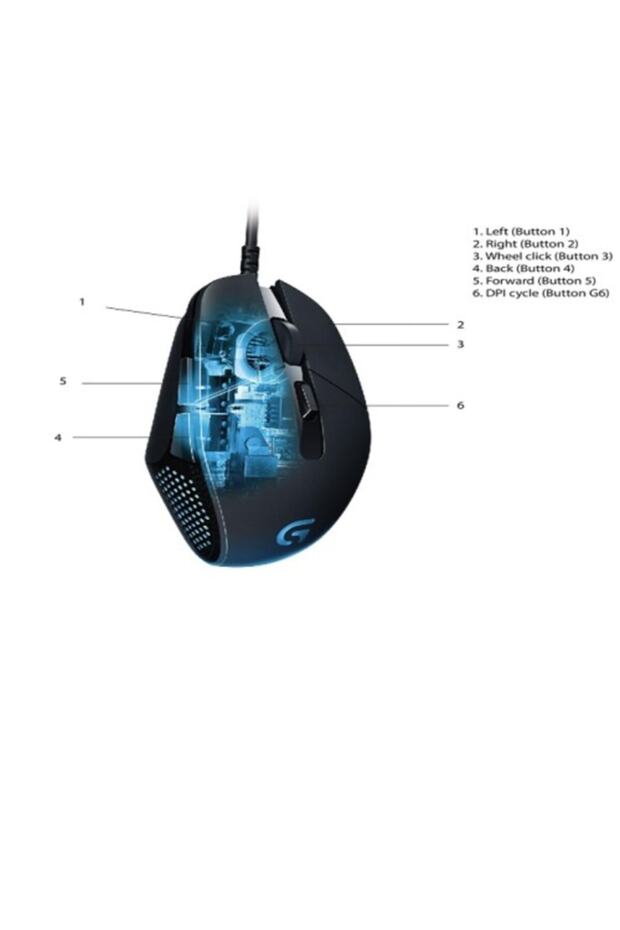 G302 Optık Gamıng Kablolu Oyuncu Mouse - 6