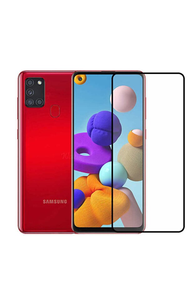 واقي شاشة زجاجي مقاوم للكسر لهاتف Galaxy A21s