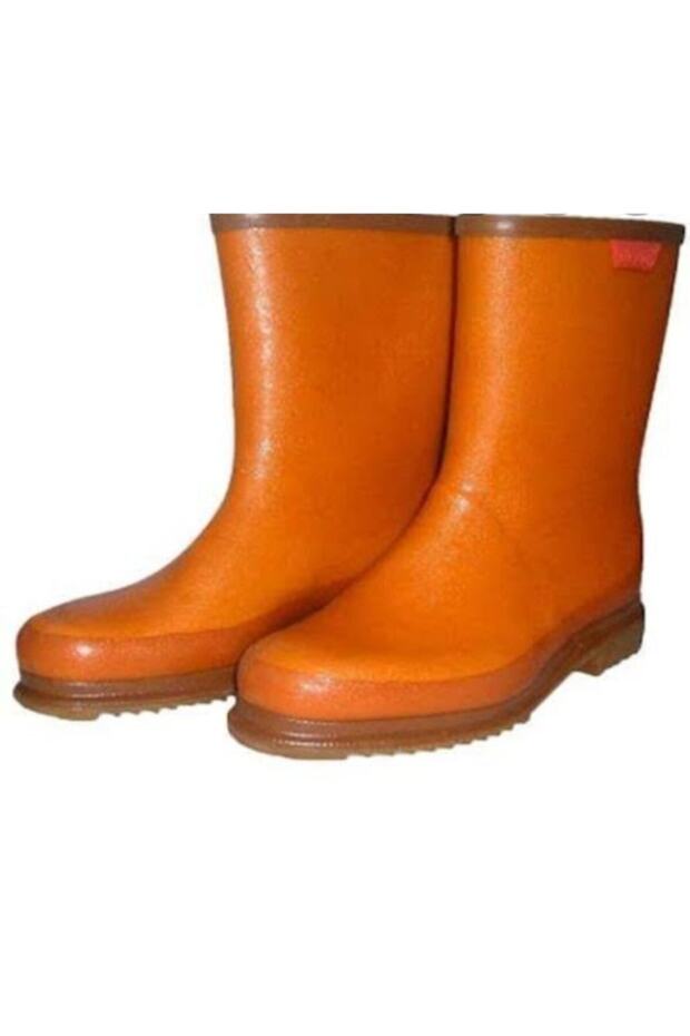 Men's Yellow Short Rubber Boots
