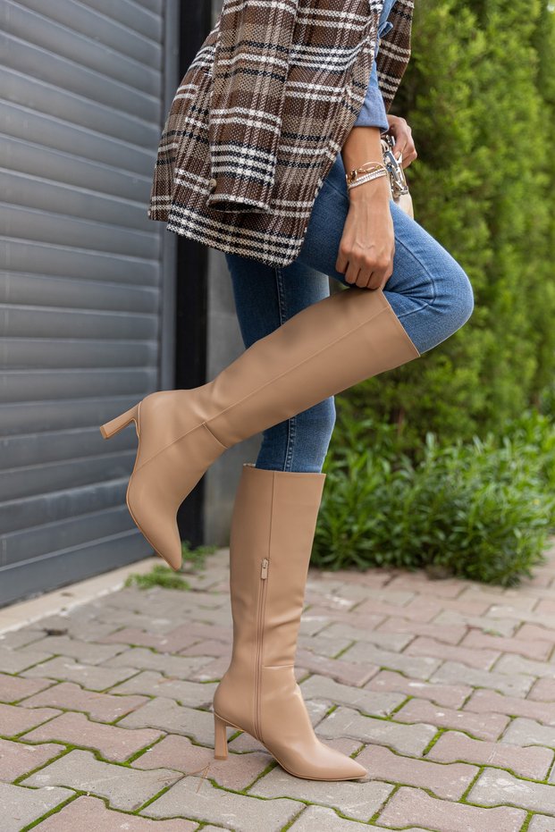 Women's Nude Batasha Boots