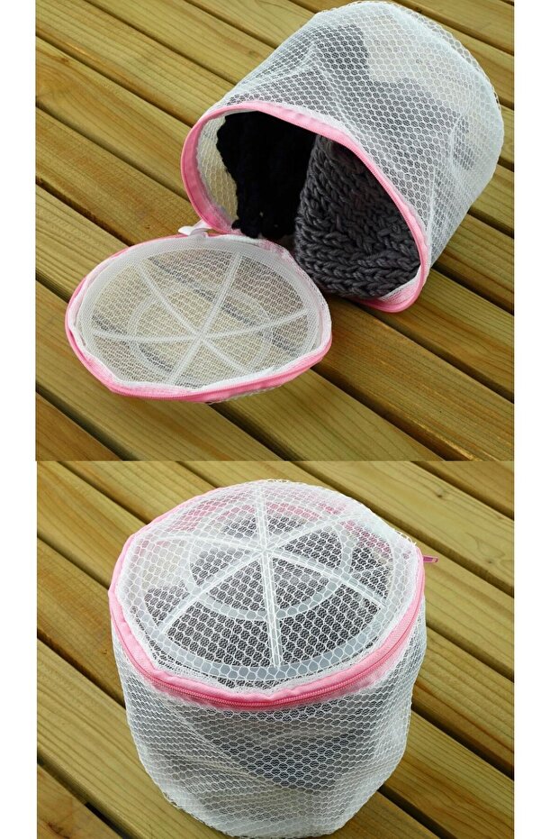 شبكة غسيل حمالة صدر بيضاء 3 قطع - 1