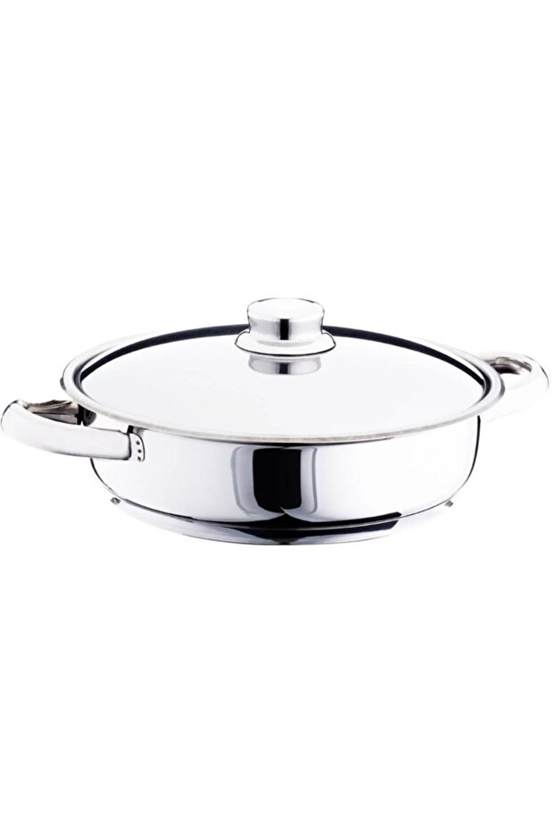 Mega Flattened Steel Handle Pot 26x09 Cm Fma26mg