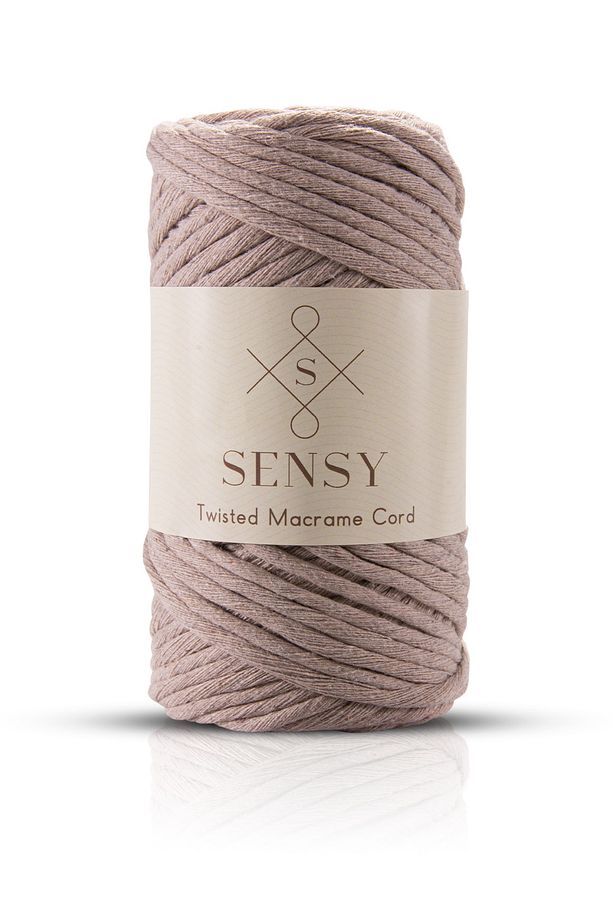 Premium Taranan Makrome Makrame Hobi Ipi 4lü Set Yeşil-hardal-kiremit-sütlü Kahve Makrome Ip - 6