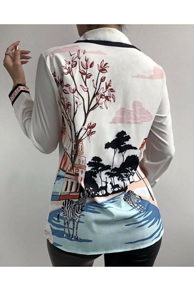 Baskılı Gömlek - 2