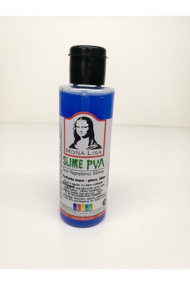 Monalisa Sıvı Slime Pva Hazır Slime Fosforlu Mavi 70 Ml. - 1