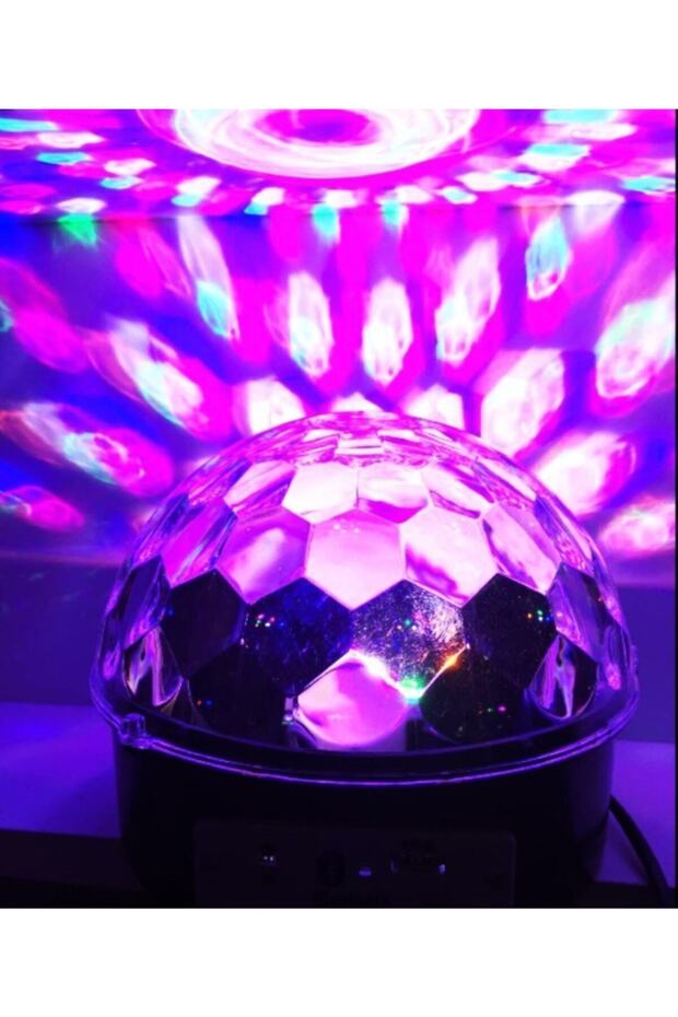Bluetoot Mp3 Müzik Çalabilen Sihirli Led Disko Topu - 2