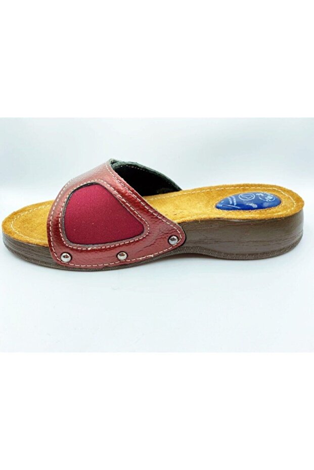 Unisex Leather Anatomical Sole Hallux Valgus Bone Protrusion Heel Spur Slippers