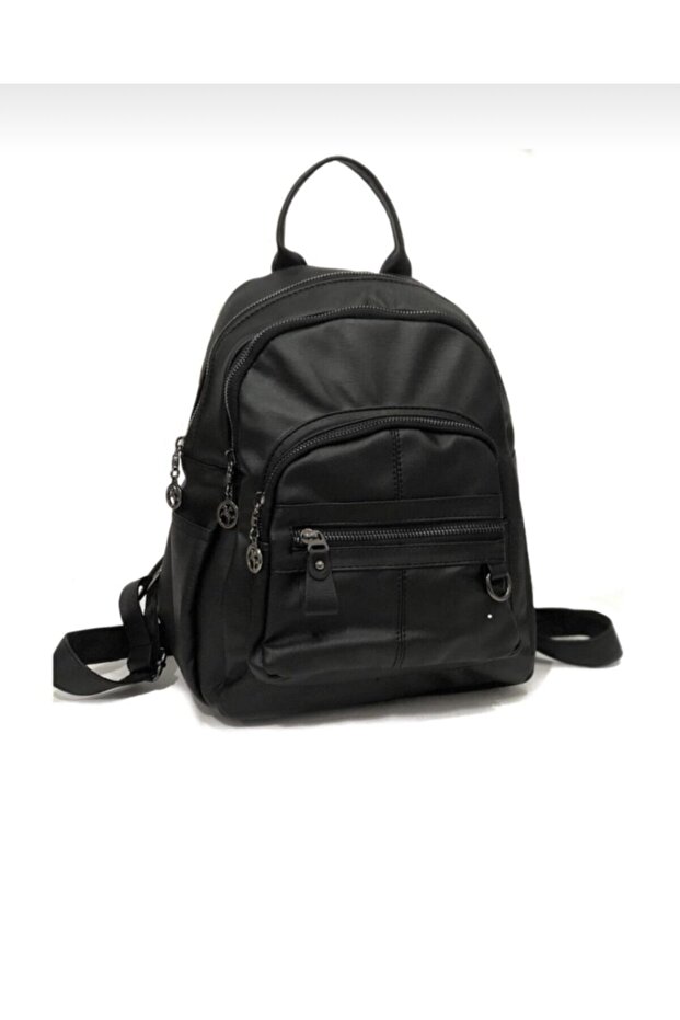 حقيبة ظهر نسائية سوداء متعددة العيون - 1