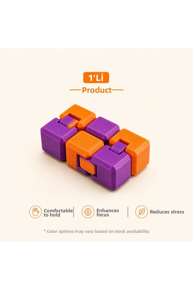 Stress Cubes 1 Piece – Fidget Toy |   Focus Enhancer & Relaxant