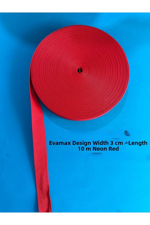 Premium Column Stripe Piping Tape 3 cm (30 mm) Wide - 10 Meters Long Vibrant and Neon Color Options Bag Home Textile Eva Mat Strip
