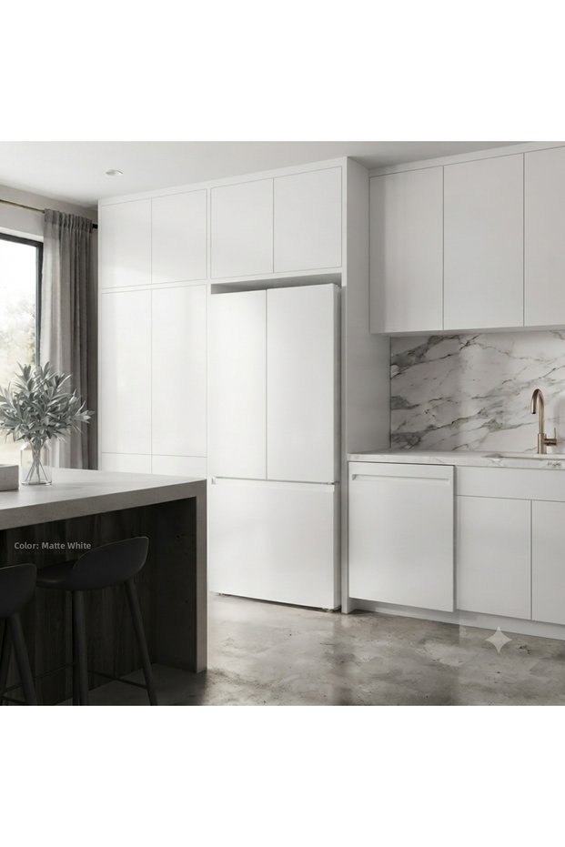 Refrigerator and Dishwasher Matte White Sticker