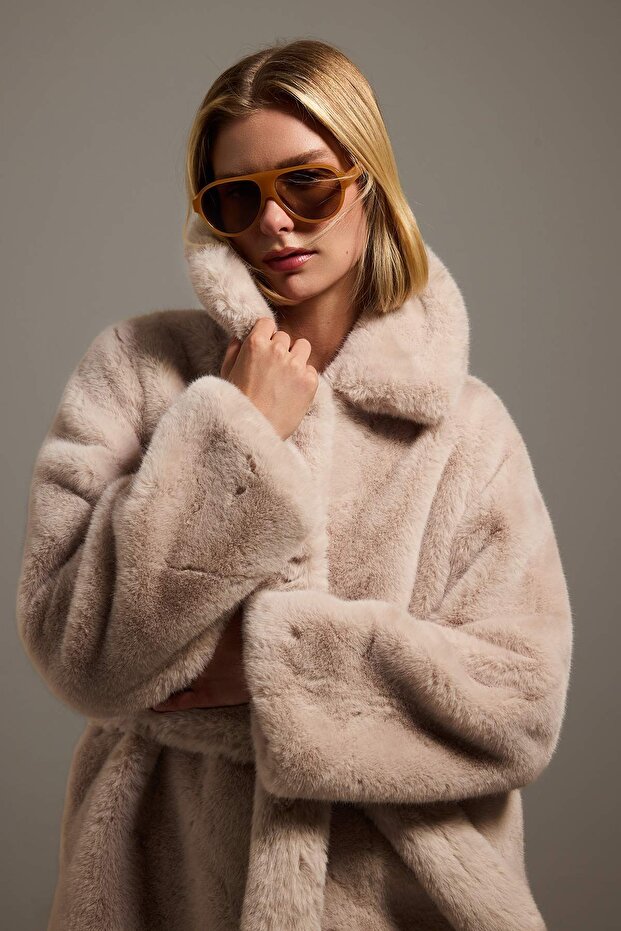 Ecru Regular Coat Twoaw27Kb00005