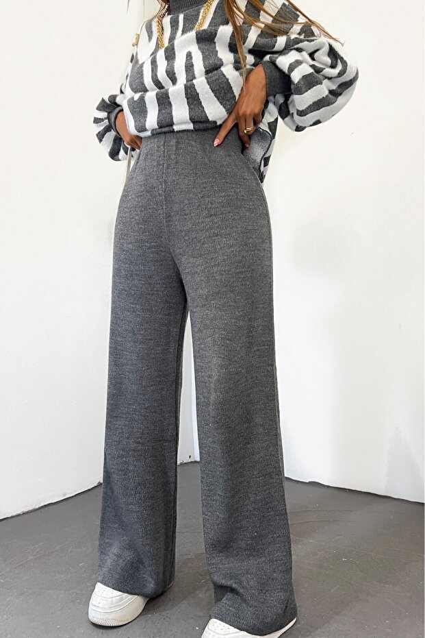 Geräucherte, lockere Strickhose - 3