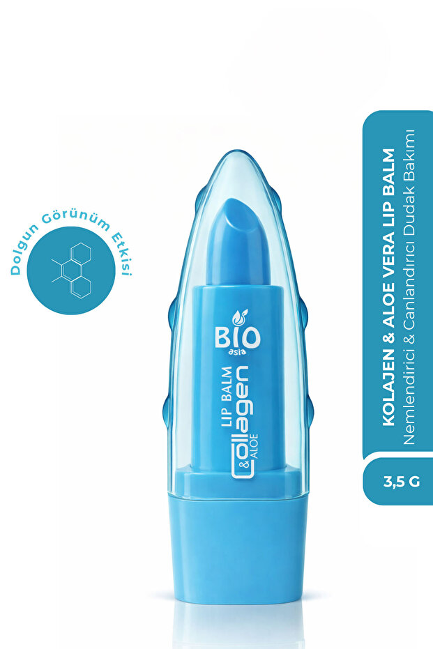 Collagen & Aloe Vera Lip Balm – Plumping & Moisturizing & Revitalizing Lip Care
