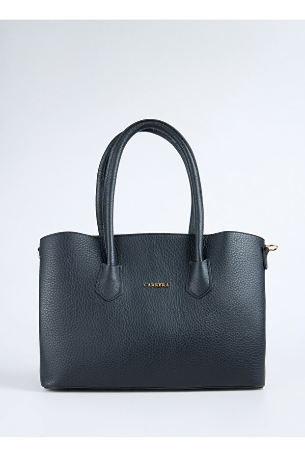 Black Women's Leather Shoulder Bag Carbyn05 Flt