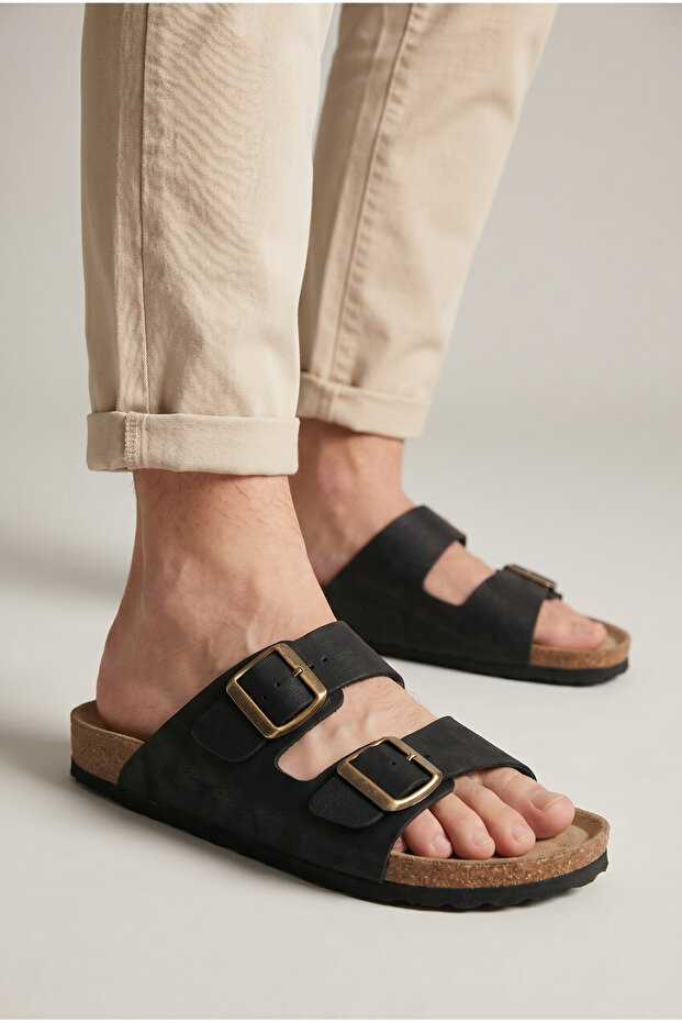 Pc-7543 Anatomical Double Belted Men's Arizona Daily Slippers