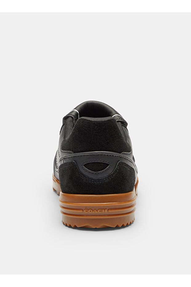 Siyah Kadın Deri Sneaker CCI42BLK - 5