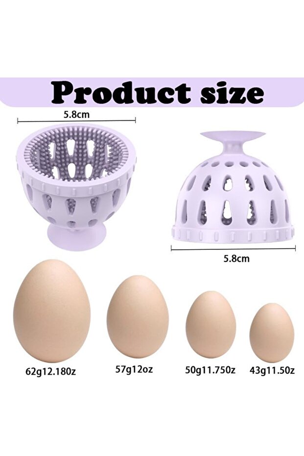 Egg Washer,Egg Cleaner Scrubber for Fresh Eggs,Flexible Vegetable Fruit Brush