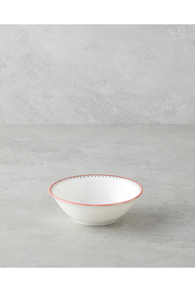 Whircal Bone Porcelain Bowl 14 cm Red - Green