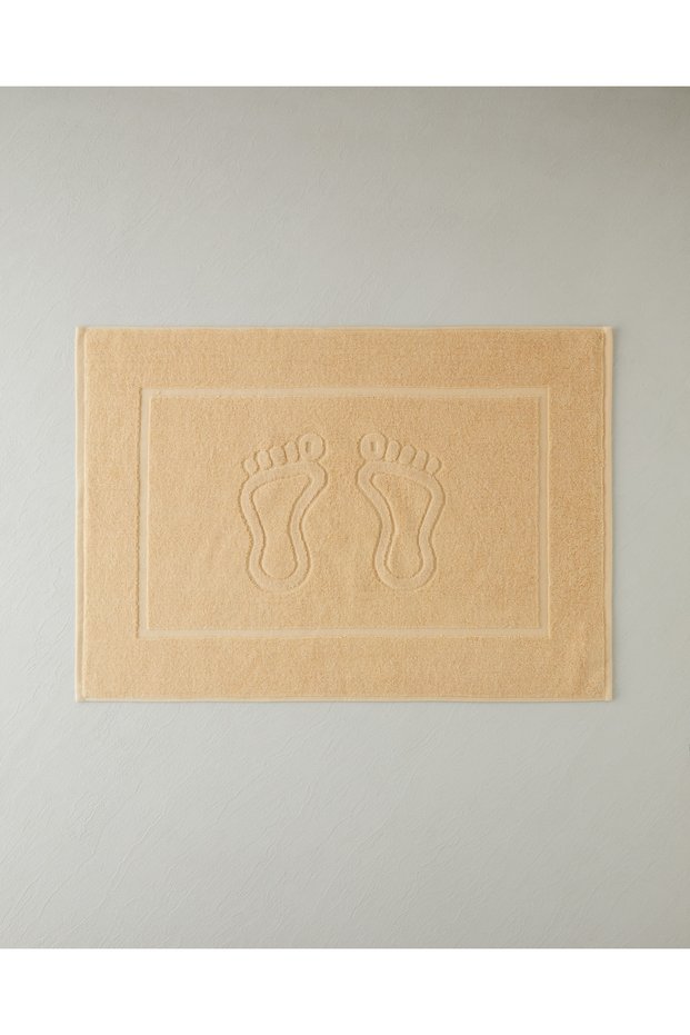 Soft Step Cotton Foot Towel 50X70 cm Yellow