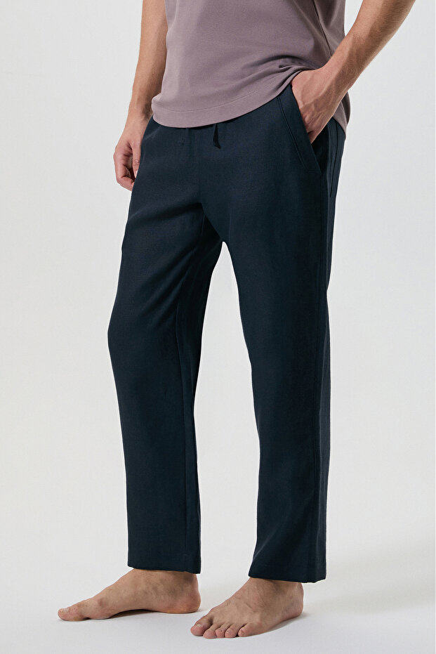 100% Linen Relaxed Fit Pants