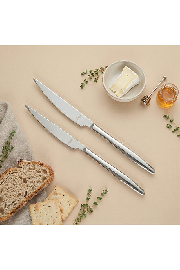 Krom Elegant Vacuum Sweet Knife Set of 2