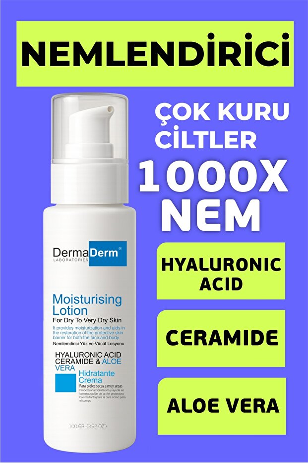 Intensive Moisturizing Face Cream Barrier Repair Body Lotion for Dry Skin 100 ml