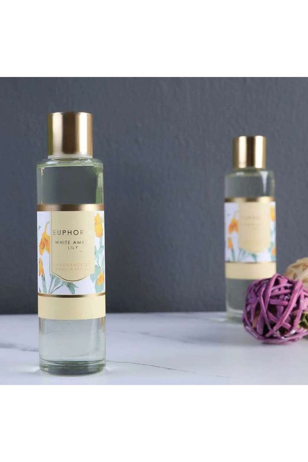 Euphoria White Amber Lily Fragrance Oil 250ml-yellow