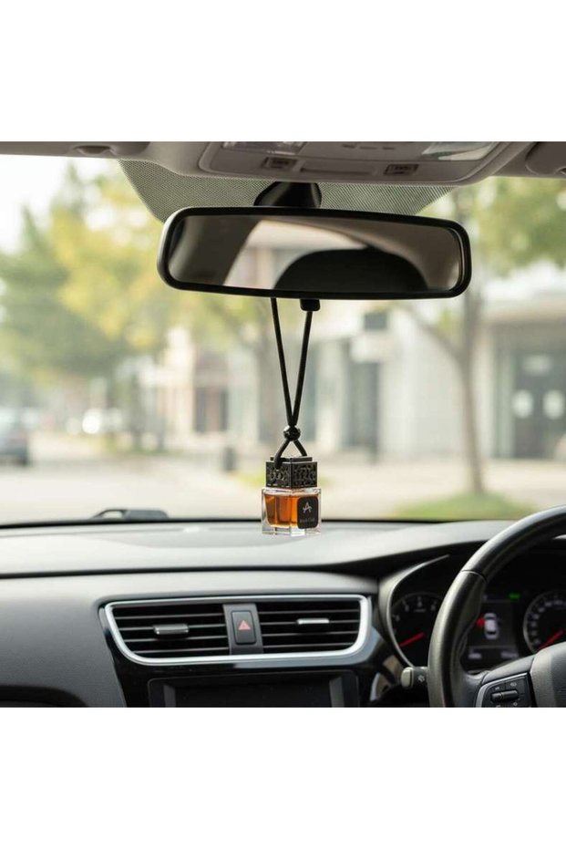 Air Spice Black Club Hanging Room / Car Freshner Bottle 7x3.5x12cm- Black