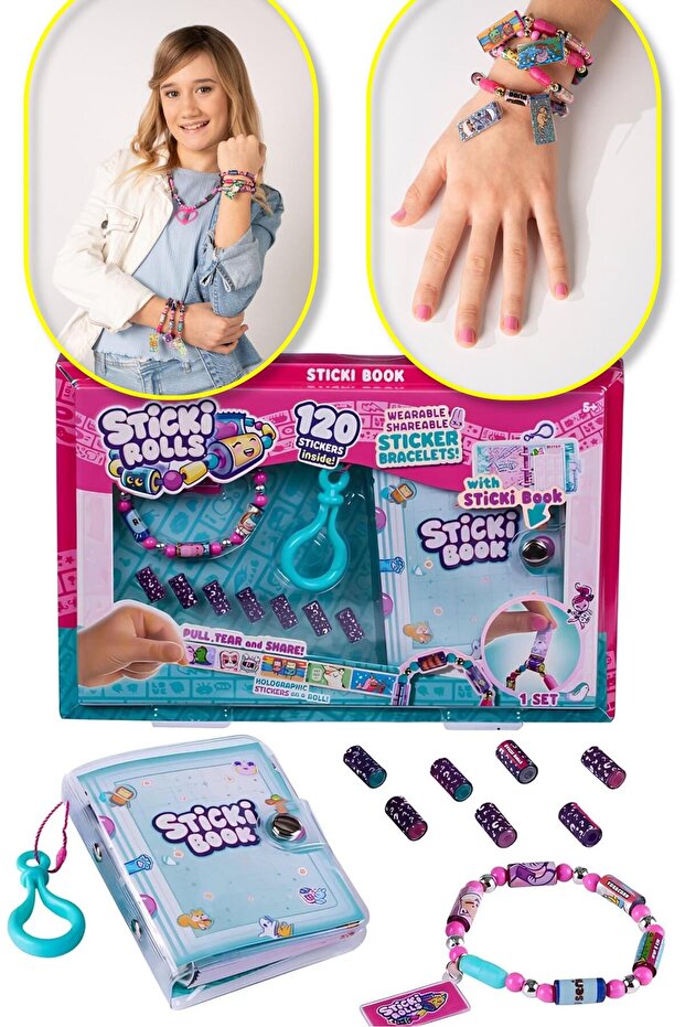 Sticki Rolls Sticki Book Sticker Bracelet Sticker Sticker