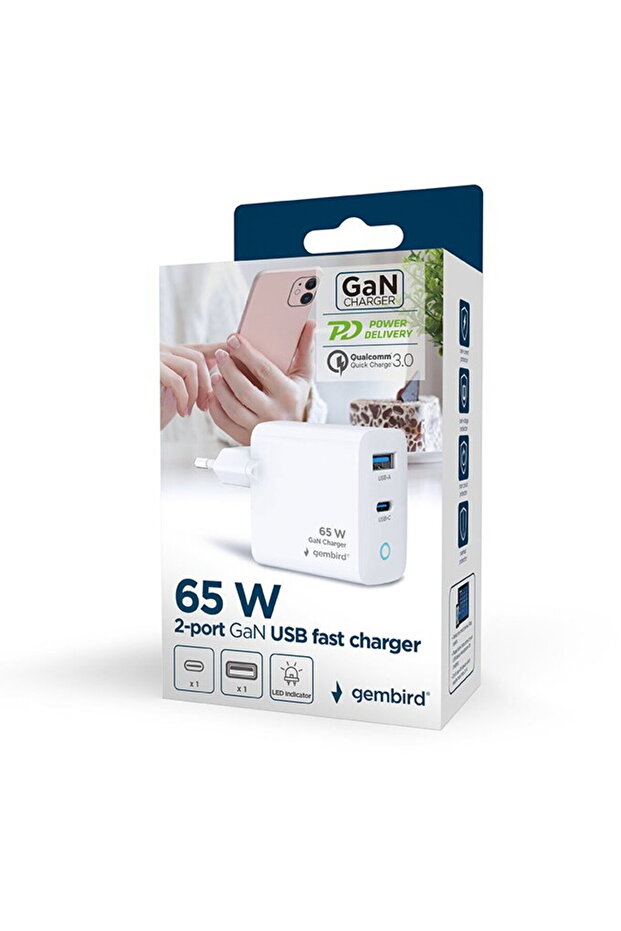 Universal GaN 65W Alb - 4