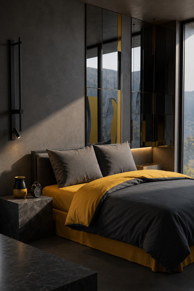 Solid Color Duvet Cover Set - Boxed - Patternless - Fade Resistant - Vibrant Colors - Delicate Buttons - Soft - 80% Cotton 20% Polyester - 200 X 220 cm
