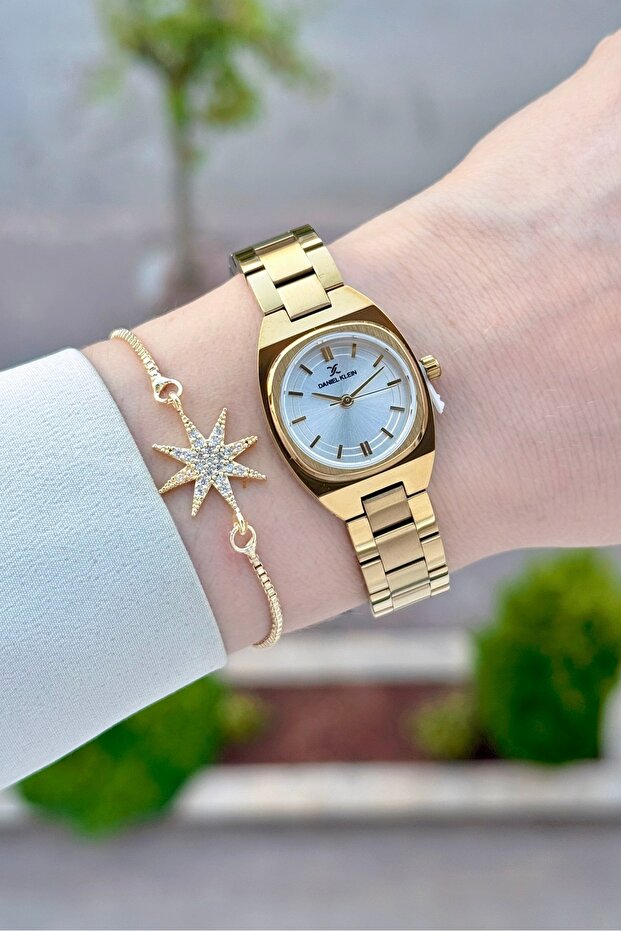 Gold Color 22.5 mm Women's Wristwatch Same as in the Image