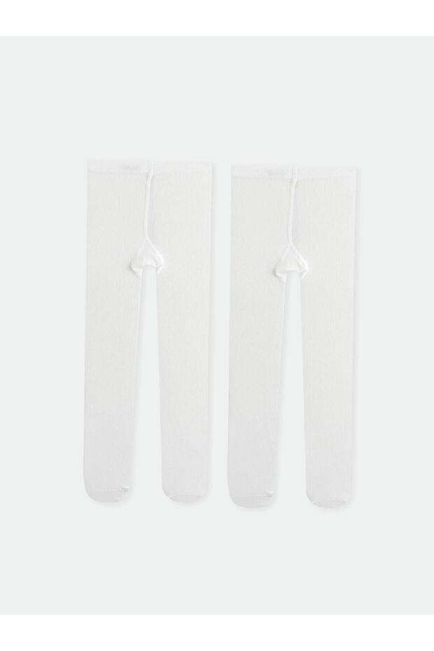 Basic Baby Girl Pantyhose 2-Pack (S4)
