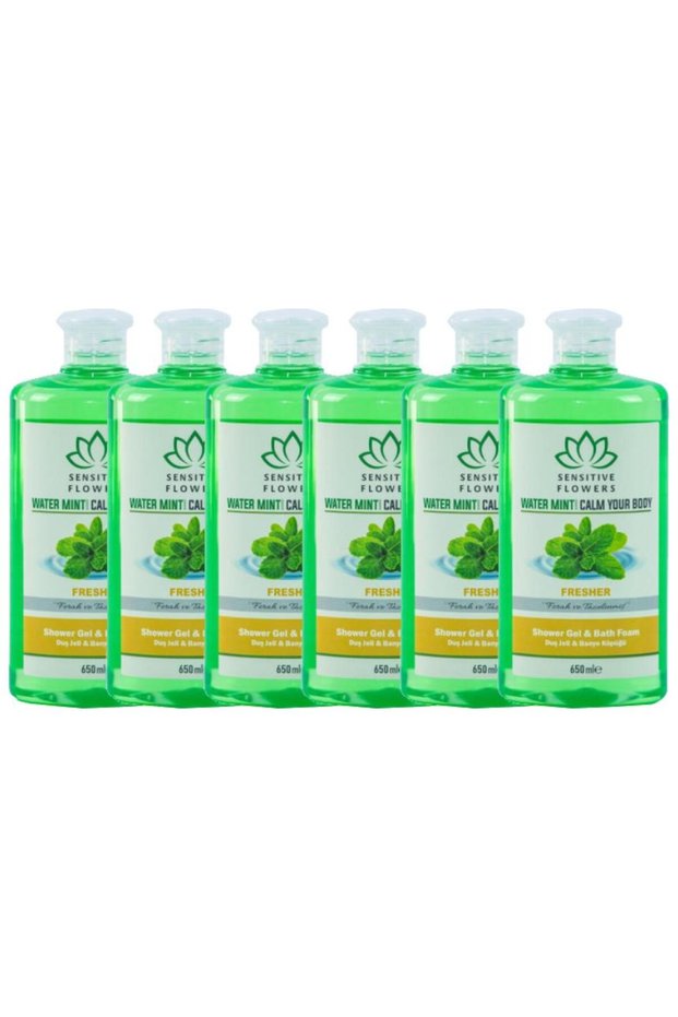 Water Mint Fresher Shower Gel 6 X 650 ml