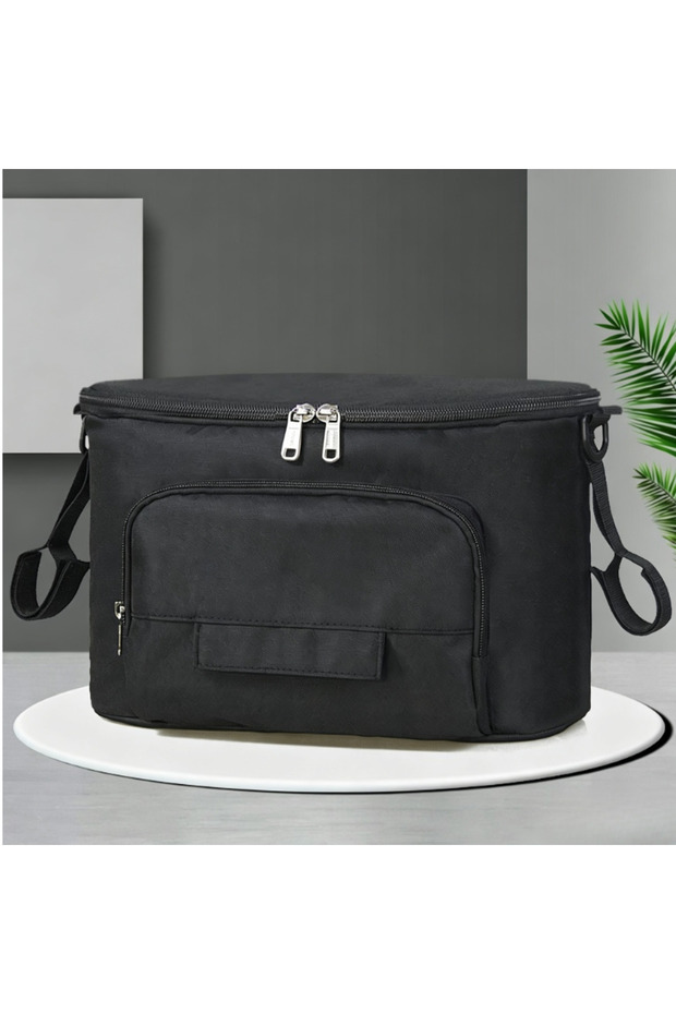 Black Mummy Bag Waterproof Diaper Bag Large Capacity Mommy Travel Bag Multifunctional Maternity Moth