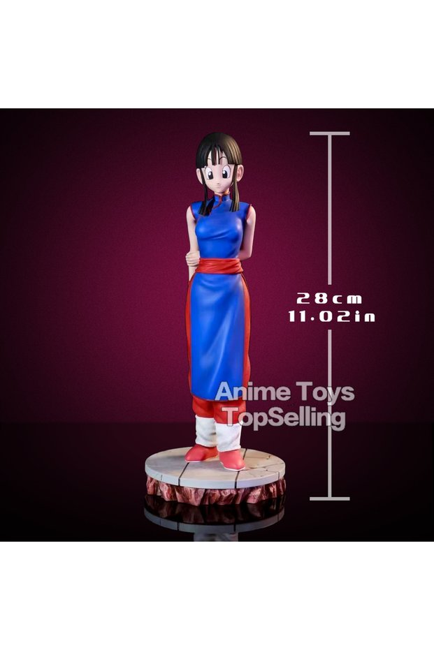 Chichi 28cm Anime Dragon Ball Z Goku's wife Chichi Figure Chichi Figurine Pvc Statue Collecti