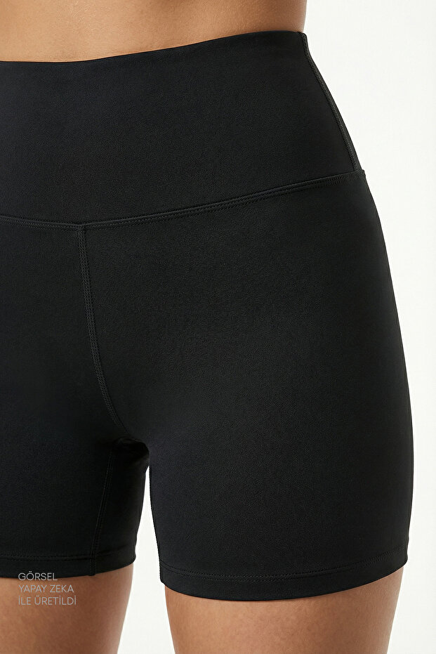 Black Biker Bikini Bottom - 3