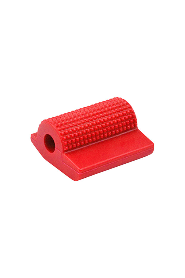 red 1x Universal Motorcycle Shift Pedal Cover Non-Slip Gear Lever Shift Pad Shoe Protector Sle...