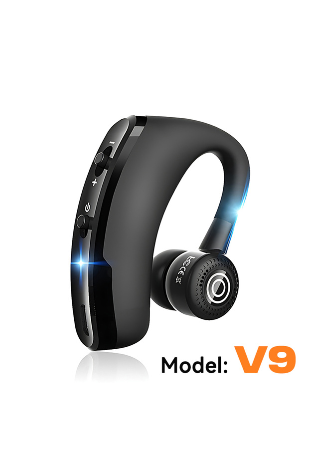 V9 NEW V8 Bluetooth Earphone Wireless Stereo HD Headphones V9 Bluetooth Hands In Car Kit With Mic Fo